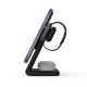 Crong MagSpot Pivot Stand 3 in 1 Wireless Charger MagSafe  iPhone/  AirPods/  Apple Watch/ - 75W - Shadow Black