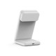 Crong MagSpot Pivot Stand 3 in 1 Wireless Charger MagSafe  iPhone/ AirPods/ Apple Watch - 75W - Snow White