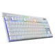 Redragon K621 Horus TKL Wireless RGB Mechanical Keyboard Low Profile  - White (US)