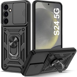 Bodycell Armor Slide  Ring Holder Samsung Galaxy S24  - Black