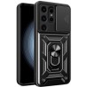 Bodycell Armor Slide Ring Holder Samsung Galaxy S24 Ultra - Black