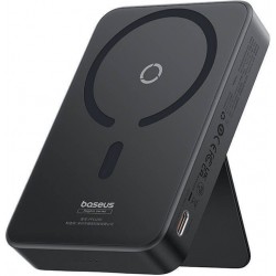 Baseus MagPro Magnetic Wireless Bracket - PowerBank  1 x Type-C - 20W - 5000mAh MagSafe 15W - Cosmic Black
