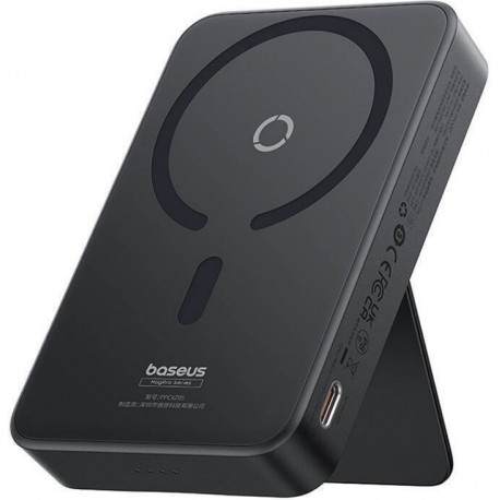 Baseus MagPro Magnetic Wireless Bracket - PowerBank  1 x Type-C - 20W - 5000mAh MagSafe 15W - Cosmic Black