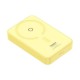 Baseus MagPro Magnetic Wireless Bracket PowerBank  1 x Type-C - 20W - 5000mAh MagSafe 15W - Lemon Yellow