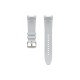 Samsung Galaxy Watch 5/6 Hybrid Eco Leather Band (M/L) Silver