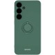 Spacecase Silicone Ring Holder Samsung Galaxy S24 Plus - Dark Green