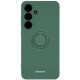 Spacecase Silicone Ring Holder Samsung Galaxy S24 - Dark Green