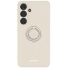 Spacecase Silicone Ring Holder Samsung Galaxy S24 - Bone