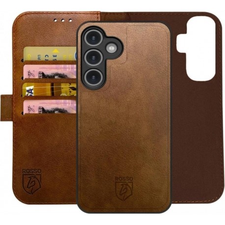 Rosso Element 2 in 1 Book Case Samsung Galaxy S24 Plus - Brown