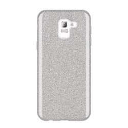 OEM Forcell Shining Case Samsung Galaxy J6 2018 - Silver