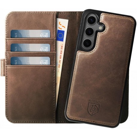 Rosso Elite Book Case MagSafe Samsung Galaxy S24  - Brown