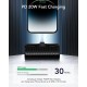 Veger PowerBank PlugOn-L Pro - Lightning KickStand - 5000mAh - 20W - Black