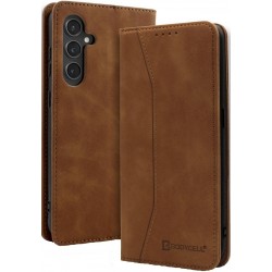 Bodycell Book Case Samsung Galaxy S24 Plus - Brown