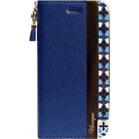 Uunique Book Case iPhone 7/8 Hard Shell - Navy Blue