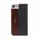 Uunique Book Case iPhone 7/8 Hard Shell - Black
