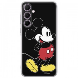 Disney Case Samsung Galaxy A35 5G Mickey Full Print Smiley Black