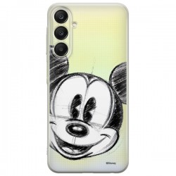 Disney Case Samsung Galaxy A25 5G Mickey Partial Print Sketch Transparent