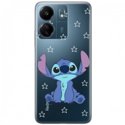 Disney Case Redmi 13C Stitch Partial Print Transparent