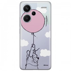 Disney Case Redmi Note 13 Pro+ 5G Winnie the Pooh Partial Print Balloon Transparent