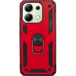 Vivid Ring Rugged Armor Case Redmi Note 13 4G Red