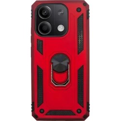 Vivid Ring Rugged Armor Case Redmi Note 13 5G Red