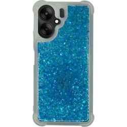 Vivid Liquid Glitter Case Redmi 13C Blue