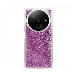 Vivid Liquid Glitter Case Redmi A3 Purple