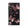 Vivid Silicone Case Samsung Galaxy S24 Ultra Butterfly Black/Pink