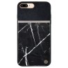 Uunique Back Case iPhone 7/8 Plus Hard Shell - Real Marble Black