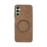 Vivid Magsafe Wooden Pattern Case Samsung Galaxy A35 5G Brown