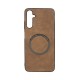 Vivid Magsafe Wooden Pattern Case Samsung Galaxy A35 5G Brown