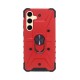 Vivid Ring Rugged Armor Case Samsung Galaxy S24+ Red