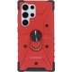 Vivid Ring Rugged Armor Case Samsung Galaxy S24 Ultra Red