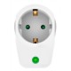 POWERTECH αντάπτορας ρεύματος , 1 θέση schuko, 16A, 3680W, λευκός