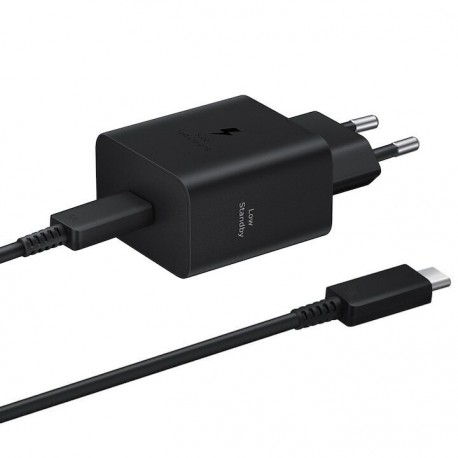 Samsung New Fast GaN Travel Charger 45W + Cable Type C To Type C Black
