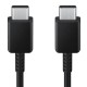 Samsung New Fast GaN Travel Charger 45W + Cable Type C To Type C Black