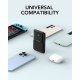 Charmast Powerbank Mini 10000mAh Lightning/Type-C/Micro USB PD 20W Black
