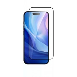 Vivid Full Face Tempered Glass Apple iPhone 16 Pro Black
