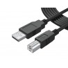 POWERTECH καλώδιο USB σε USB Type Β CAB-U050, copper, 3m, Black