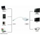 POWERTECH αντάπτορας USB Type-C σε VGA PTH-034, Full HD, Λευκό