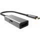 POWERTECH αντάπτορας USB-C σε HDMI PTH-055, 65W PD, 4K, Γκρι