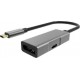 POWERTECH αντάπτορας USB-C σε HDMI PTH-055, 65W PD, 4K, Γκρι