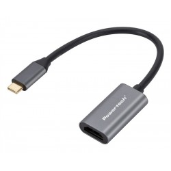 POWERTECH αντάπτορας USB-C σε HDMI CAB-UC086, 4K/60Hz, Γκρι