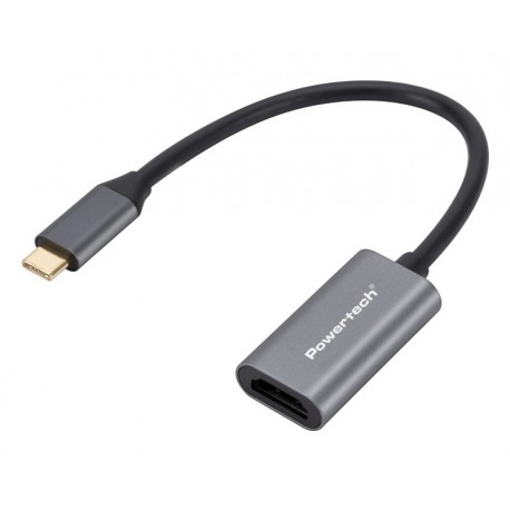 POWERTECH αντάπτορας USB-C σε HDMI CAB-UC086, 4K/60Hz, Γκρι
