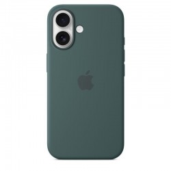 Apple iPhone 16 Plus Silicone Case with MagSafe Lake Green