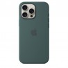 Apple iPhone 16 Pro Silicone Case with MagSafe Lake Green