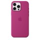 Apple iPhone 16 Pro Max Silicone Case with MagSafe Fuchsia