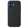 Apple iPhone 16 Silicone Case with MagSafe Black