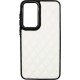 Vivid Diamond Shape PU Leather Case Samsung Galaxy A55 5G White