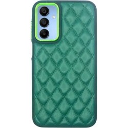 Vivid Diamond Shape PU Leather Case Samsung Galaxy A15 4G/5G Green